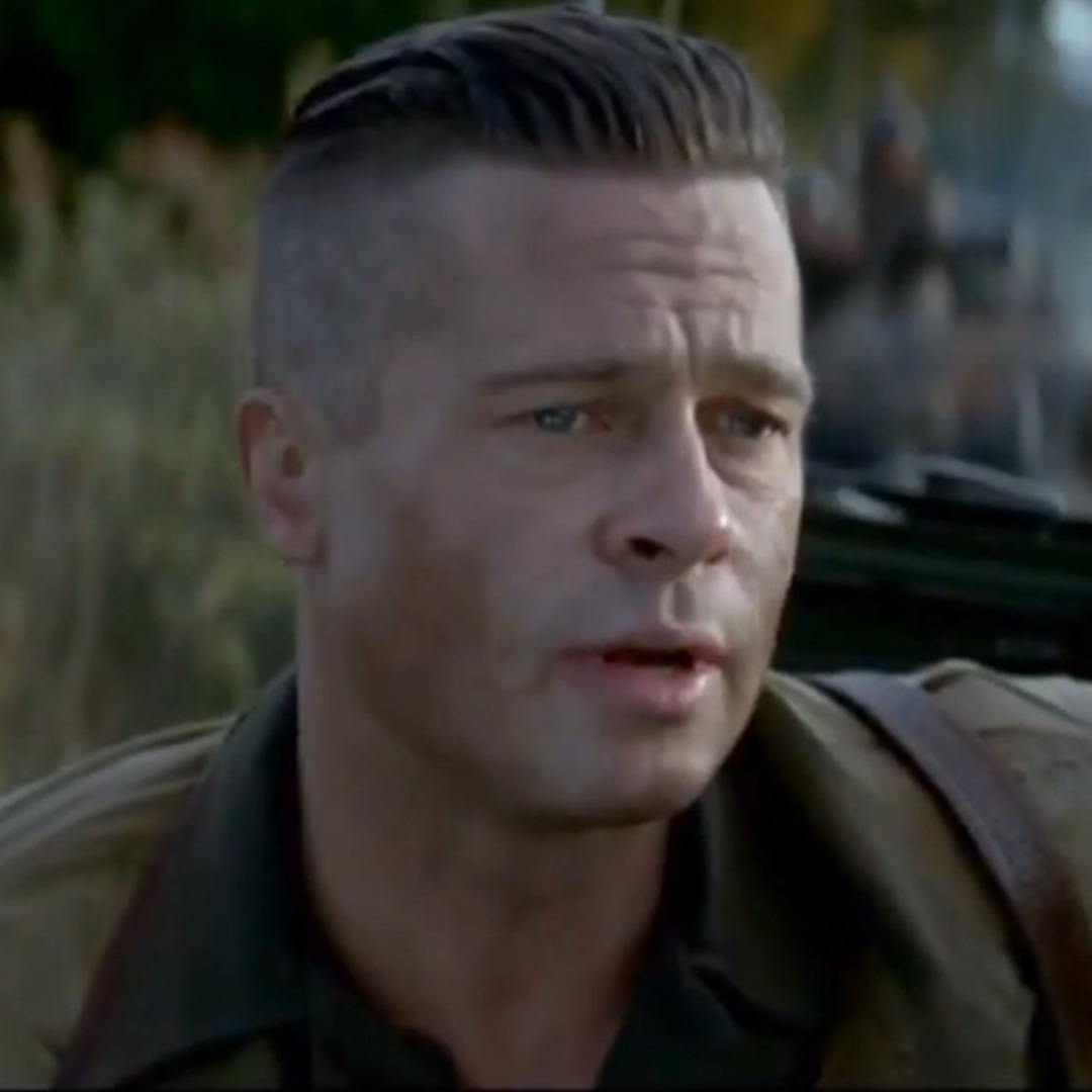 Watch Brad Pitt Stars In Explosive New Trailer For Fury brad-pitt-s-fury-movie-review-popsugar-celebrity